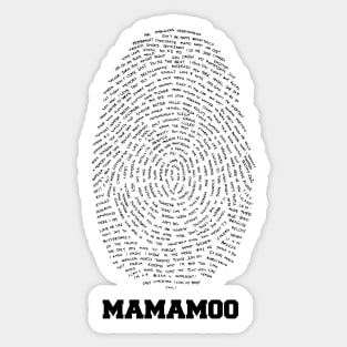 MAMAMOO IDENTITY Sticker